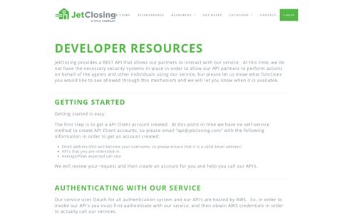Developer Resources - JetClosing - A Digital Title & Escrow ...