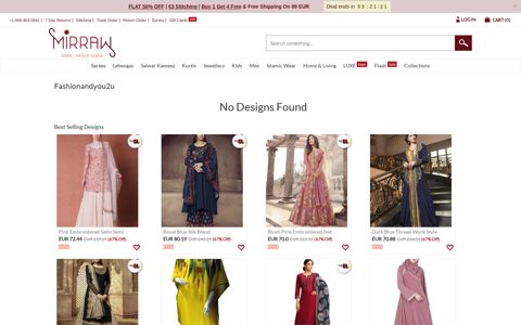 Fashion and You Online Boutique for Sarees, Dresses ...
