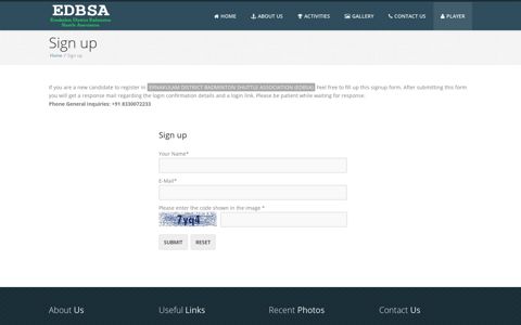 Registration - edbsa.com