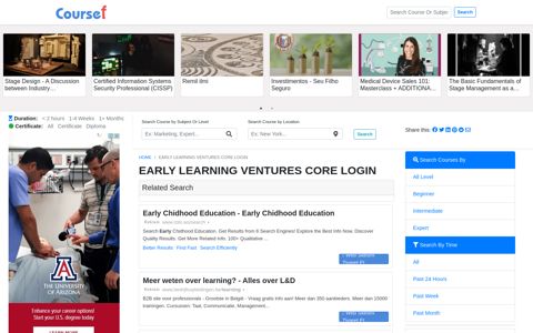 Early Learning Ventures Core Login - 10/2020 - Coursef.com