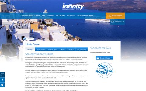 Infinity Cruise | Infinity Holidays