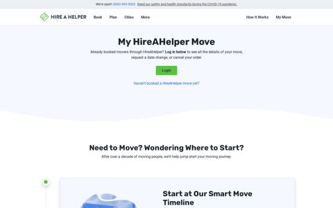 My Move: Customer Login | HireAHelper