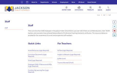 Staff / Staff - Jackson Public Schools