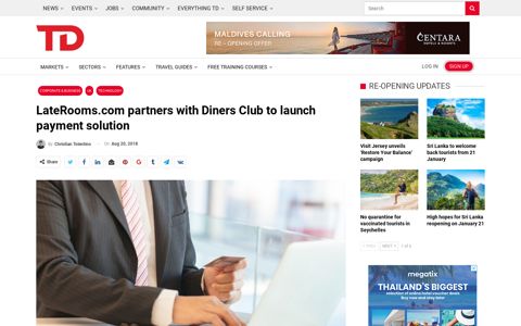 LateRooms.com partners with Diners Club to launch payment ...