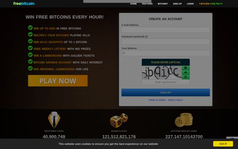 FreeBitco.in - Bitcoin, Bitcoin Price, Free Bitcoin Wallet, Faucet ...