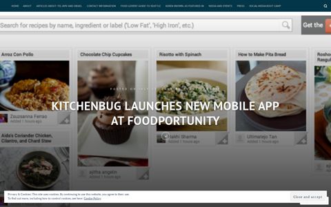 Kitchenbug Launches New Mobile App at Foodportunity