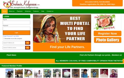 Welcome to brahminkalyanam.com