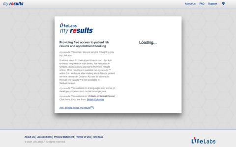 my results™ - LifeLabs
