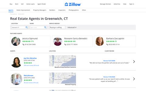 Greenwich CT Realtor & Real Estate Agent Reviews | Zillow
