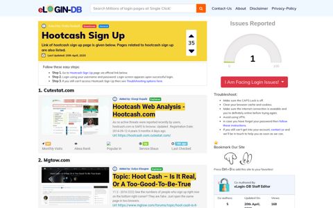 Hootcash Sign Up