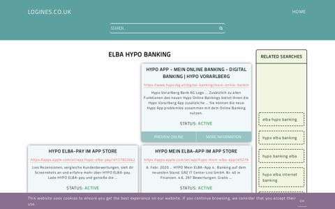 elba hypo banking - General Information about Login - Logines UK