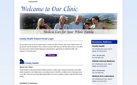 Family Health Patient Portal Login