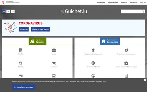 Guichet.lu - Guide administratif - Luxembourg