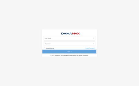 Unify User Portal - DAMAMAX