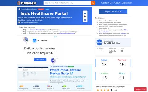 Iasis Healthcare Portal