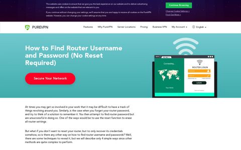 how to find router username and password (No Reset Required)