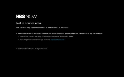Troubleshoot sign-in issues - HBO Now