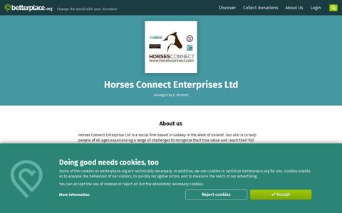 Horses Connect Enterprises Ltd: Donate to our organisation ...