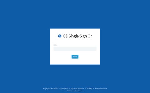 GE Single Sign On
