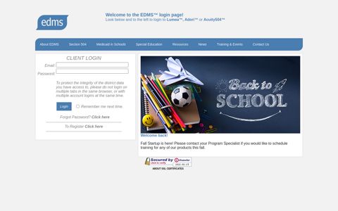 EDMS™ | Education Data Management Solutions