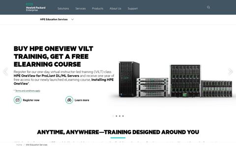 IT Training | Online Courses | Education Services: HPE