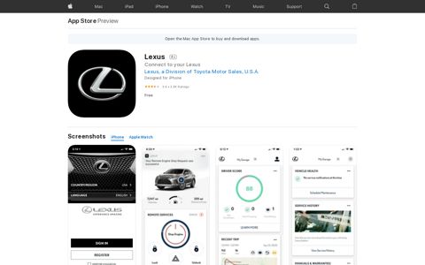 ‎Lexus on the App Store