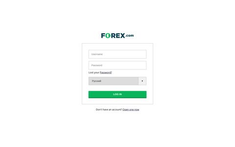 FOREX.com Web Platform