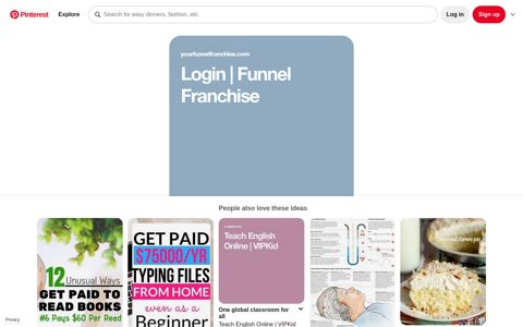 Login | Funnel Franchise | Create your own business, Login ...