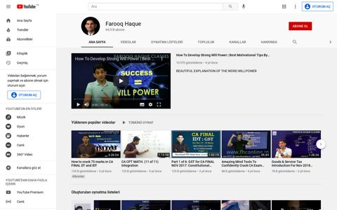Farooq Haque - YouTube