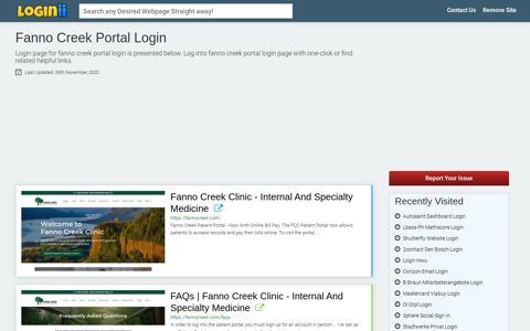 Fanno Creek Portal Login - Loginii.com