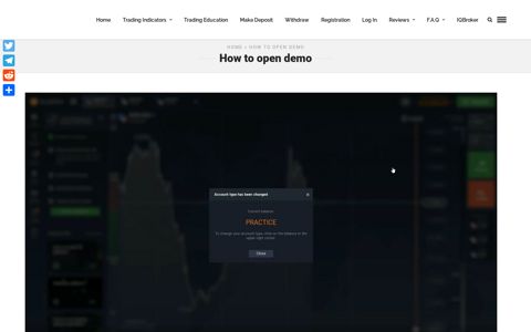 Open Demo Account - IqOption