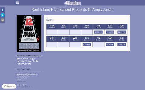 Kent Island High School Presents 12 Angry Jurors - ShowTix4U