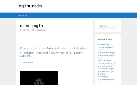 gccu login - LoginBrain