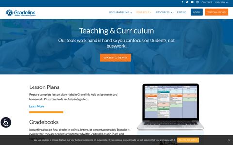 Teaching & Curriculum | Gradelink