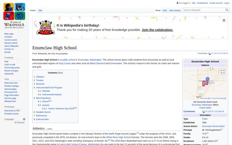 Enumclaw High School - Wikipedia