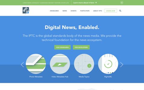 IPTC - the global standards body of the news media
