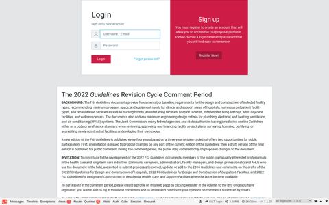 Login | FGI Proposal & Comment Portal