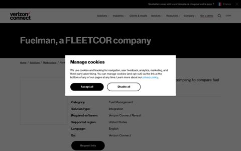 Fuelman - Fuel Management partners | Verizon Connect