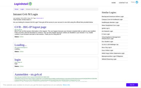 Intranet Gvb Nl Login GVB - BIG-IP logout page - http://in.gvb.nl/