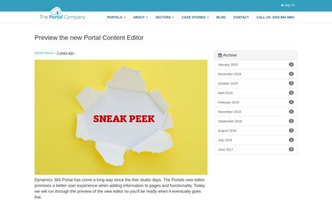 Preview the new Portal Content Editor | The Portal Company