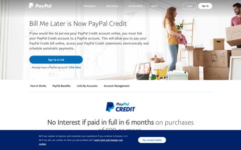 PayPal Credit | Bill Me Later | PayPal US