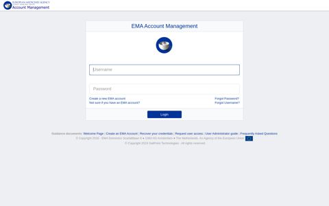 EMA Account Management Portal