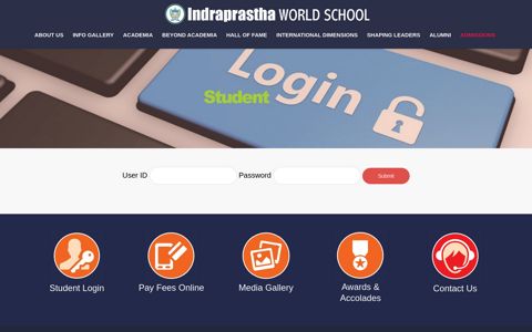Student Login :: Indraprastha World School ::: Paschim Vihar ...