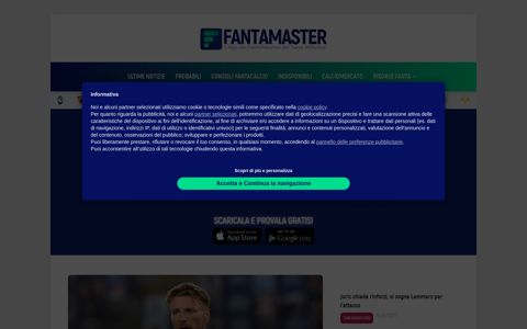 FantaMaster - Tutto sul Fantacalcio: App, Leghe, Consigli, Voti ...