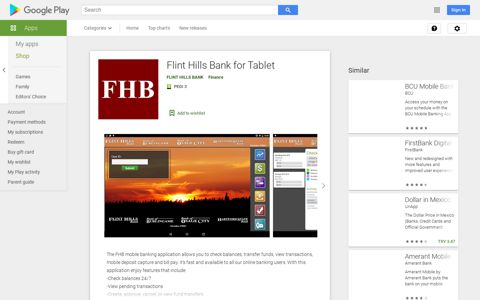 Flint Hills Bank for Tablet – Apps on Google Play
