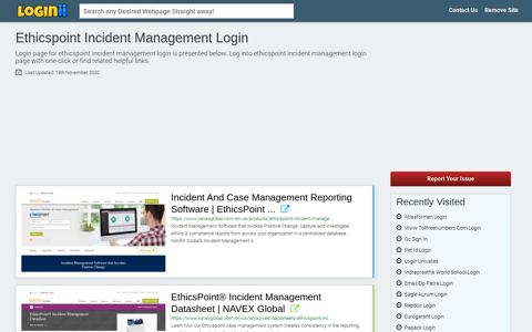 Ethicspoint Incident Management Login - Loginii.com