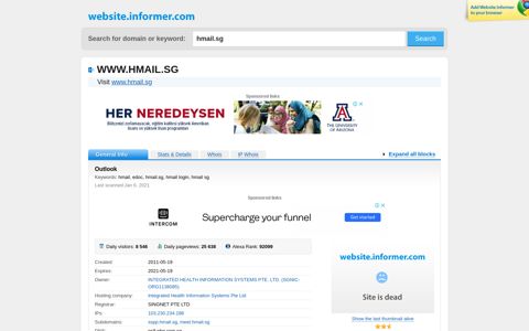 hmail.sg at Website Informer. Outlook. Visit Hmail.