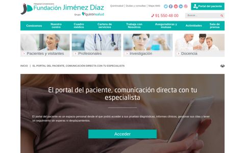 El portal del paciente, comunicación directa con tu especialista