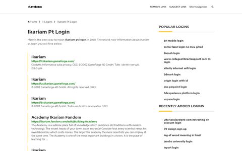 Ikariam Pt Login ❤️ One Click Access - iLoveLogin