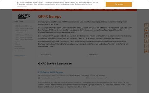 GKFX Europe - Broker-Test.de